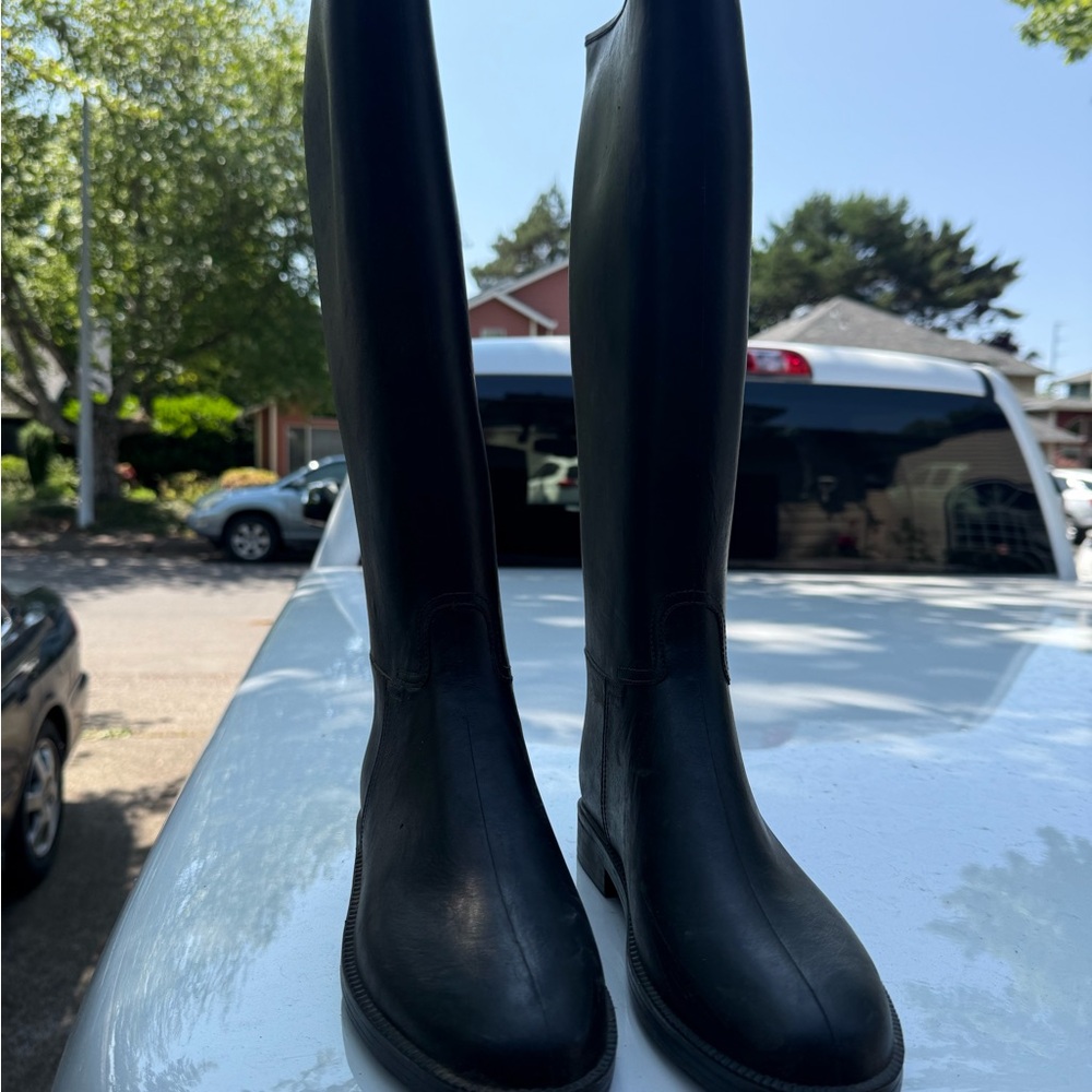 Riding Black Boots